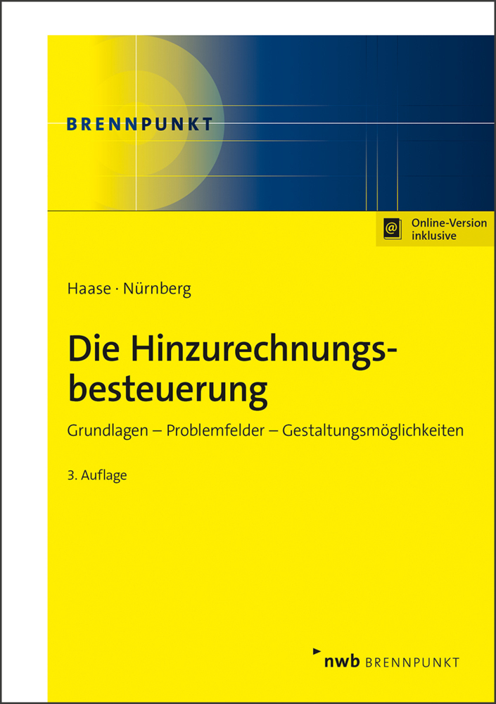 Cover: 9783482594939 | Die neue Hinzurechnungsbesteuerung | Florian Haase (u. a.) | Bundle