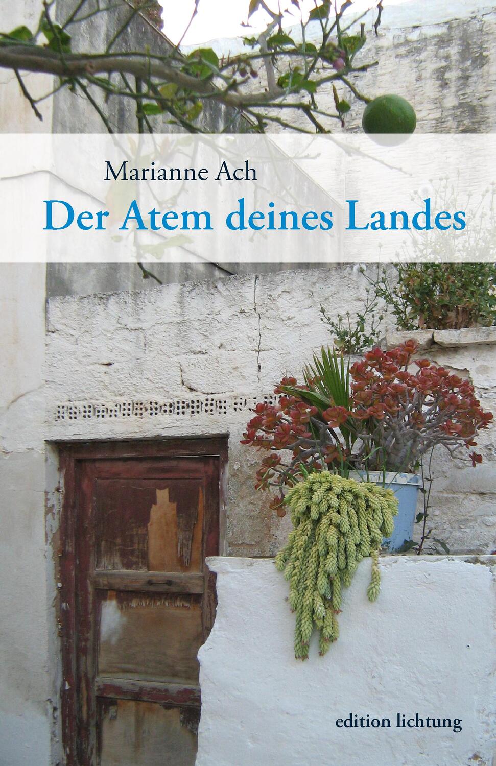 Cover: 9783941306394 | Der Atem deines Landes | Marianne Ach | Taschenbuch | 136 S. | Deutsch