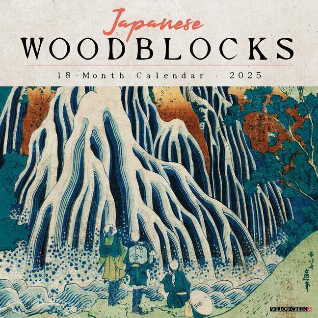 Cover: 9781549243578 | Japanese Woodblocks 2025 12 X 12 Wall Calendar | Willow Creek Press