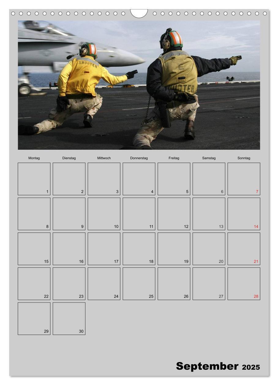 Bild: 9783457035047 | Militär. U.S. Kampfflugzeuge (Wandkalender 2025 DIN A3 hoch),...