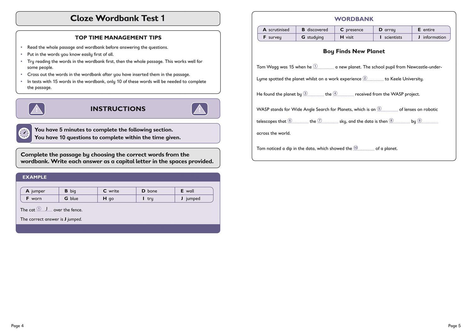 Bild: 9781844199006 | 11+ Verbal Reasoning Cloze Practice Workbook | For the 2023 Cem Tests