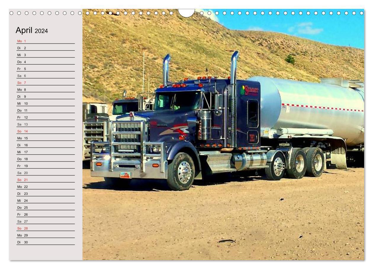 Bild: 9783675463905 | US-Trucks. Faszination Langhauber (Wandkalender 2024 DIN A3 quer),...