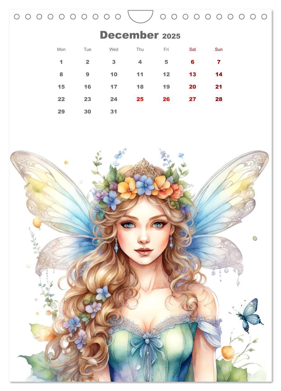 Bild: 9781325924967 | The fairies (Wall Calendar 2025 DIN A4 portrait), CALVENDO 12 Month...