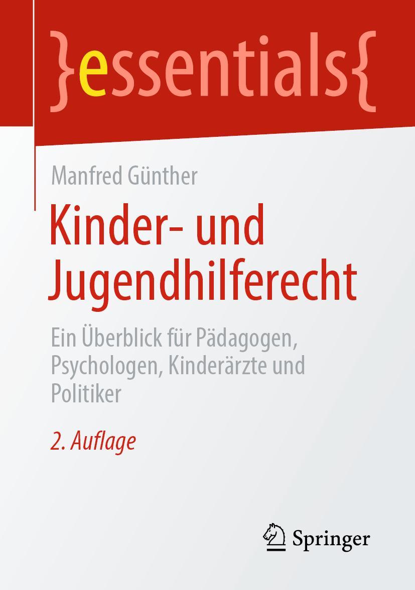 Cover: 9783658352233 | Kinder- und Jugendhilferecht | Manfred Günther | Taschenbuch | ix