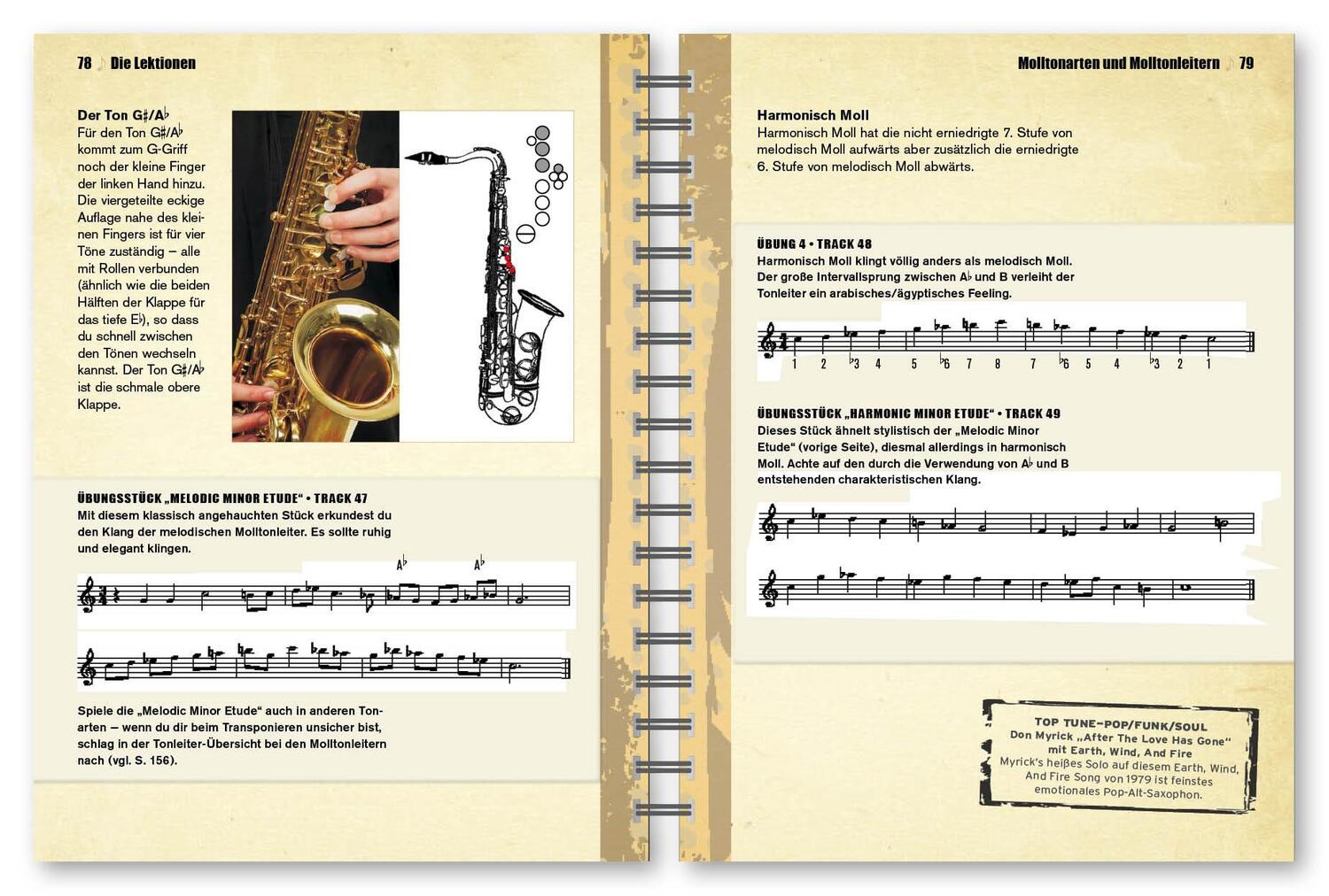 Bild: 9783802410239 | Saxophon - Der Komplettkurs | Ollie Weston | Buch | Ringheftung, CD