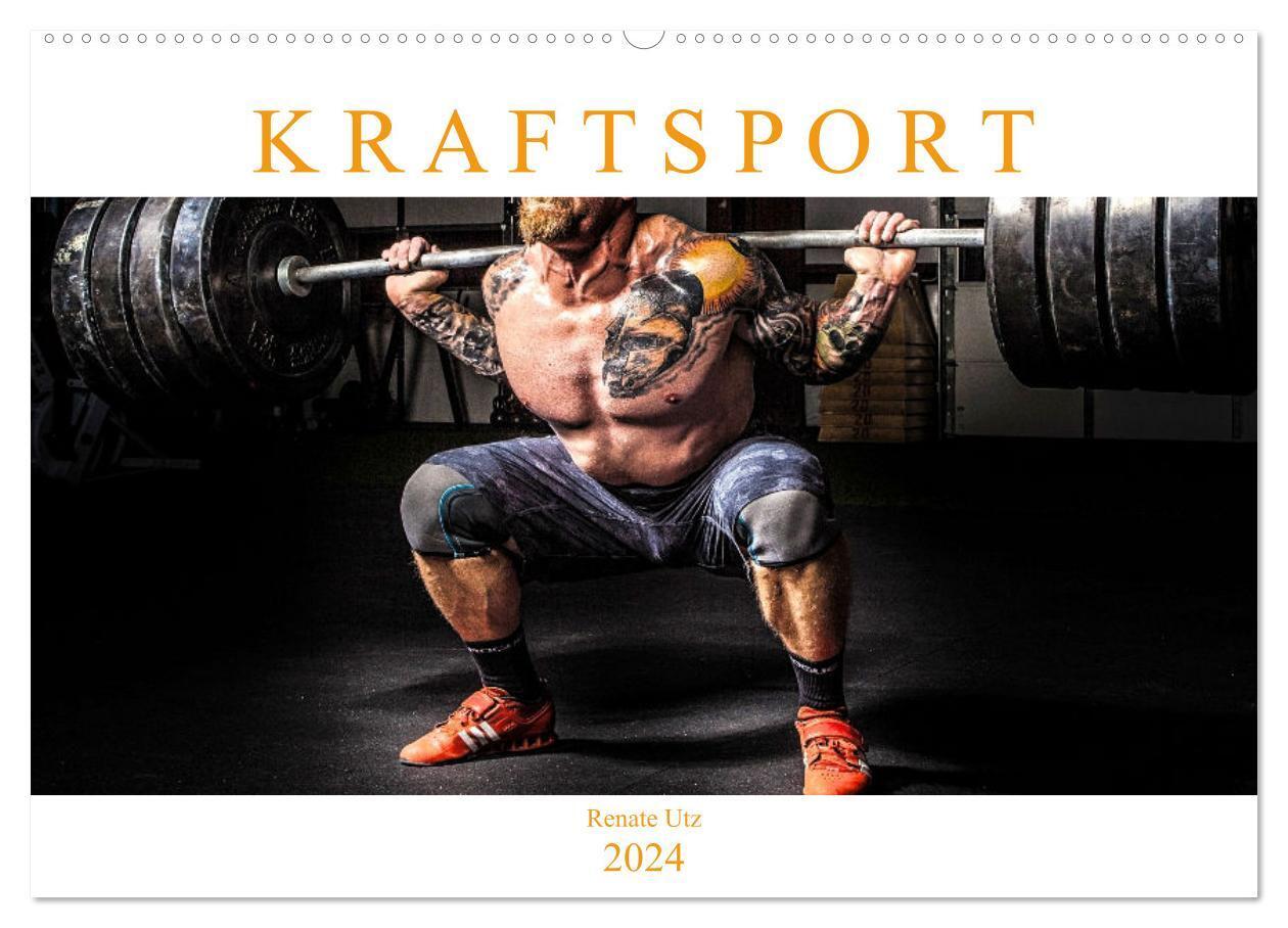 Cover: 9783675543829 | Kraftsport (Wandkalender 2024 DIN A2 quer), CALVENDO Monatskalender