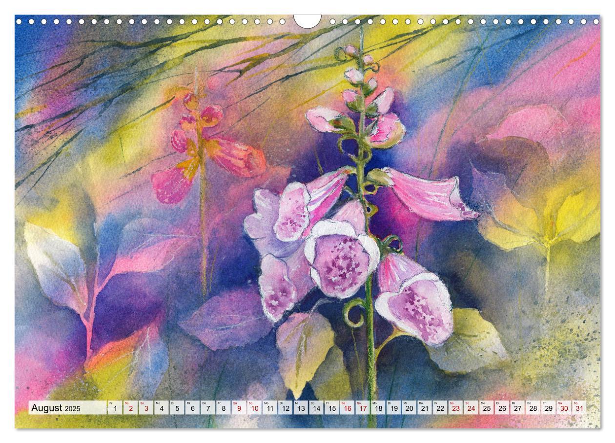 Bild: 9783435272969 | Blumenaquarelle aus der Nähe (Wandkalender 2025 DIN A3 quer),...