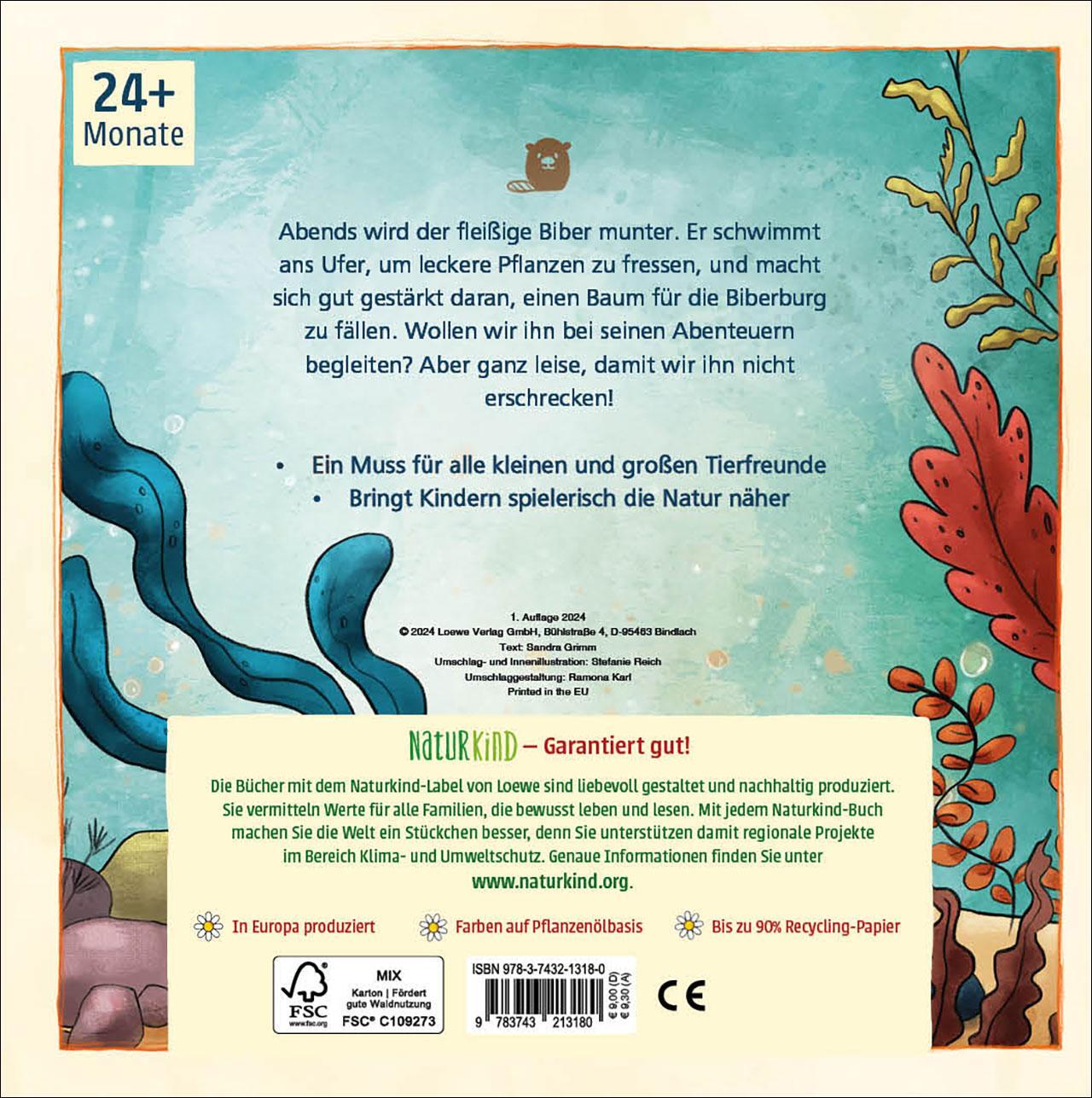 Rückseite: 9783743213180 | Mein erstes Naturbuch - Der Biber | Sandra Grimm | Buch | Naturkind