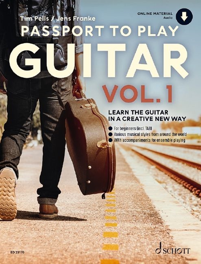 Cover: 9790001207980 | Passport To Play Guitar Vol. 1 Band 1 | Jens Franke (u. a.) | Englisch