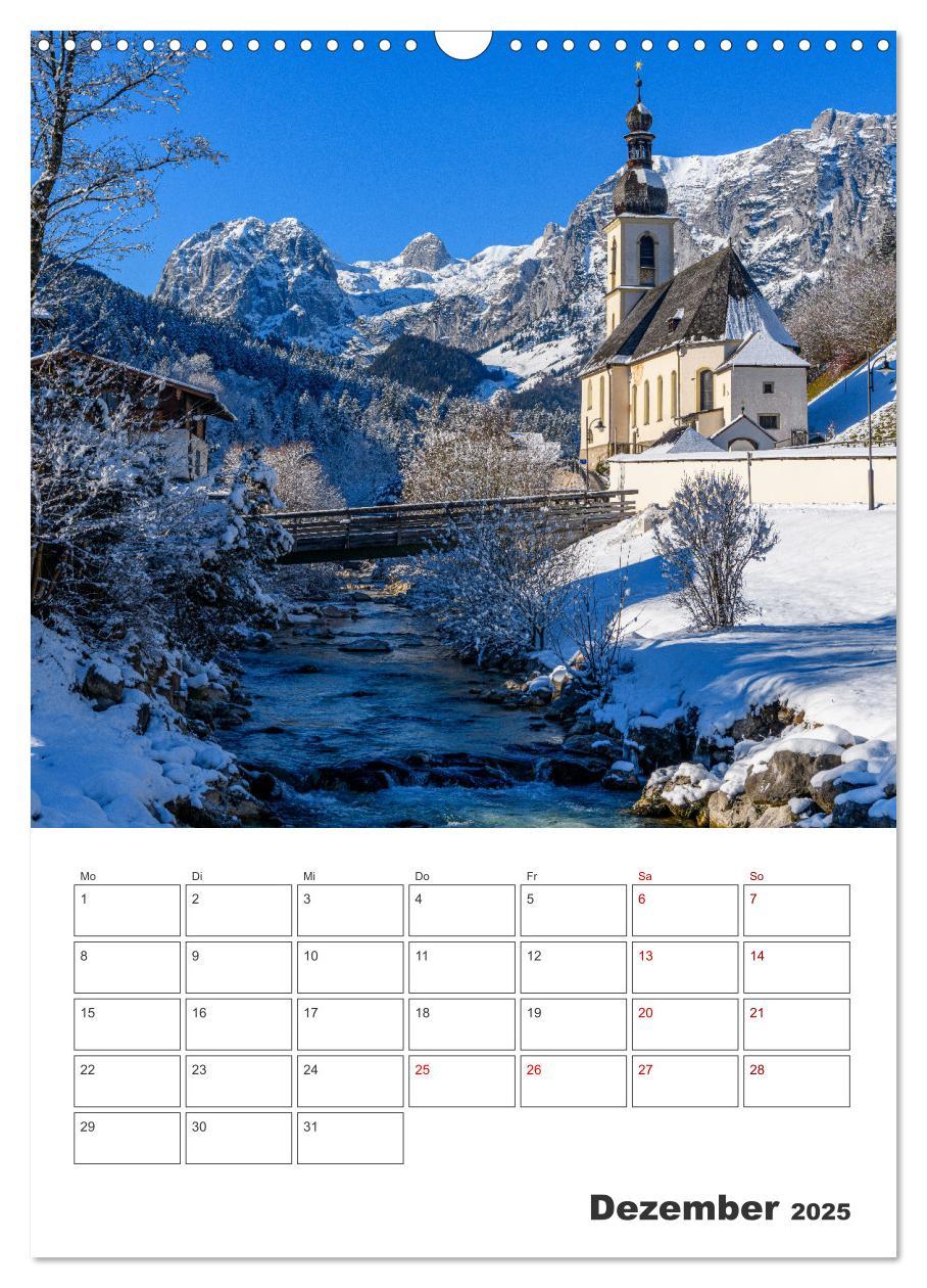 Bild: 9783435909896 | Vier Jahreszeiten im Berchtesgadener Land (Wandkalender 2025 DIN A3...