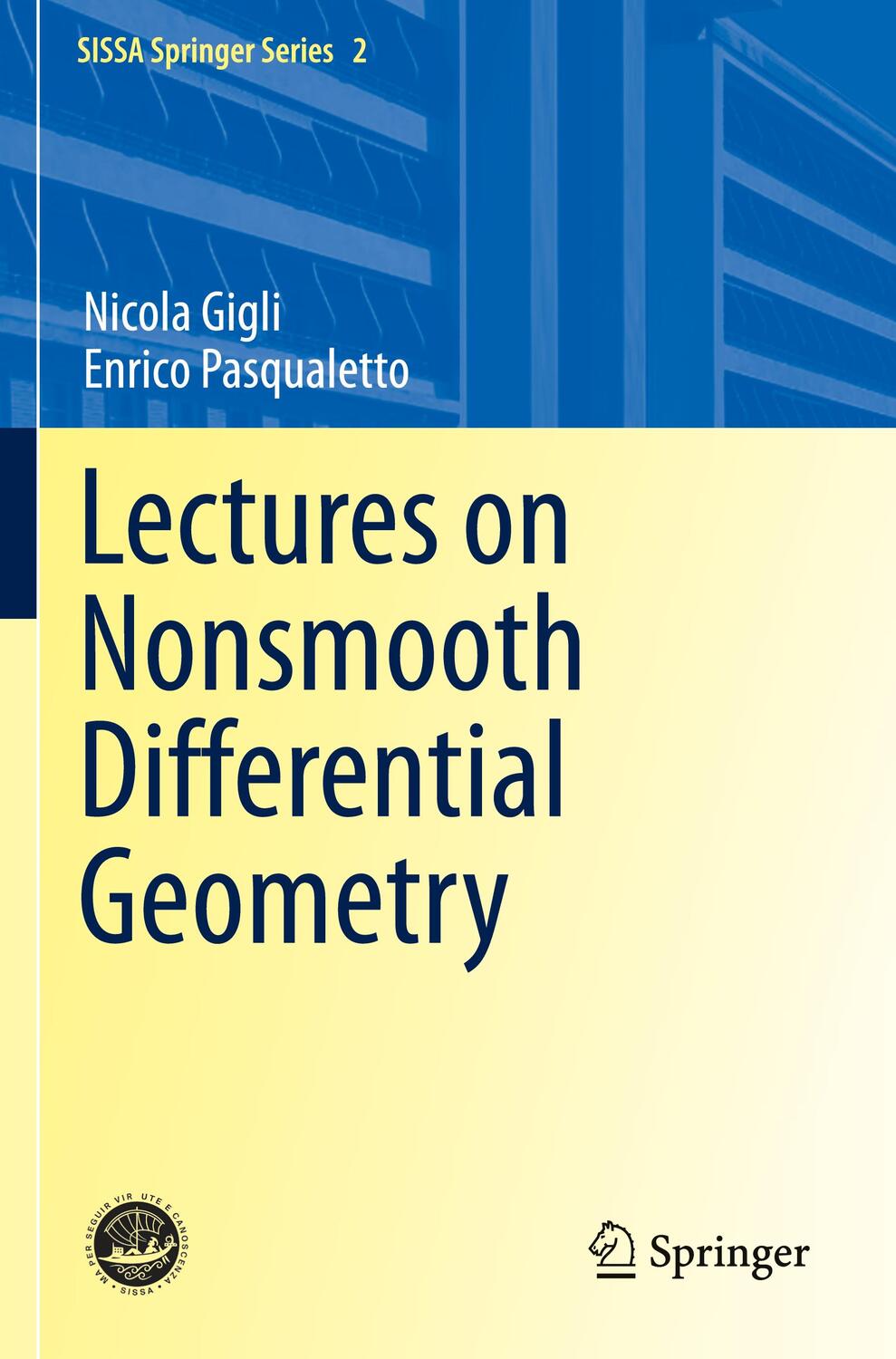 Cover: 9783030386153 | Lectures on Nonsmooth Differential Geometry | Pasqualetto (u. a.) | XI