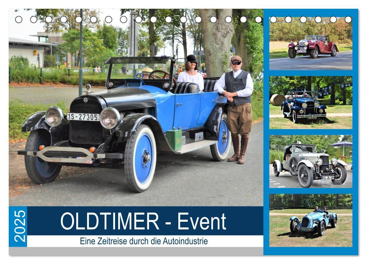 Cover: 9783435128341 | OLDTIMER-Event (Tischkalender 2025 DIN A5 quer), CALVENDO...