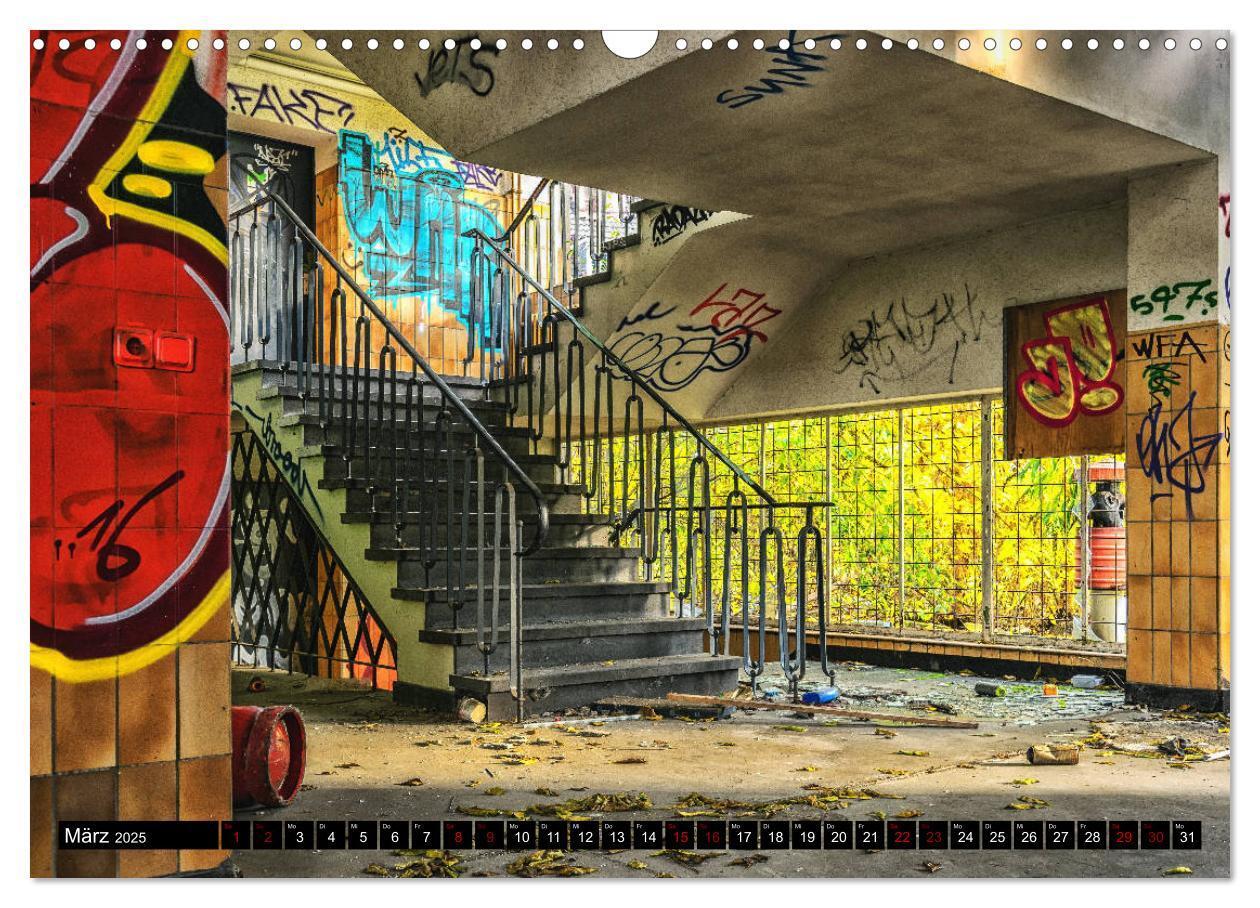 Bild: 9783435311217 | Lost Places Graffiti (Wandkalender 2025 DIN A3 quer), CALVENDO...