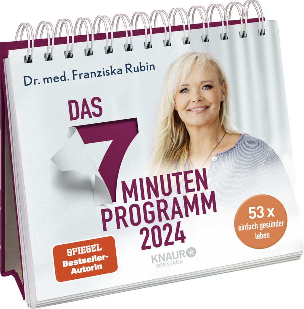 Cover: 4251693902515 | Wochenkalender 2024: Das 7-Minuten-Programm | Franziska Rubin | 108 S.