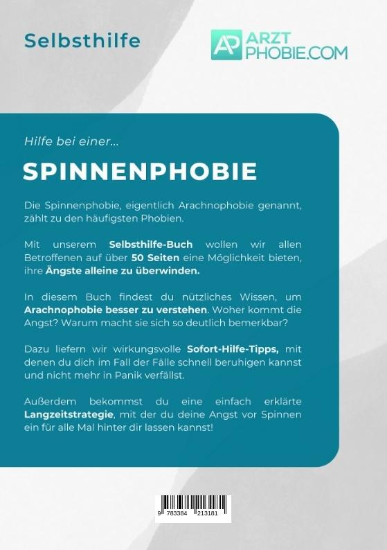 Rückseite: 9783384213181 | Angst vor Spinnen | Spinnenphobie überwinden | Matthias Wiesmeier