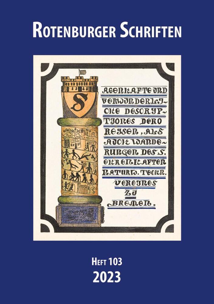 Cover: 9783867079037 | Rotenburger Schriften | Heft 103 - 2023 | Wolfgang Dörfler (u. a.)