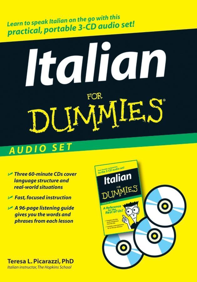 Cover: 9780470095867 | Italian for Dummies Audio Set [With Italian for Dummies Reference...