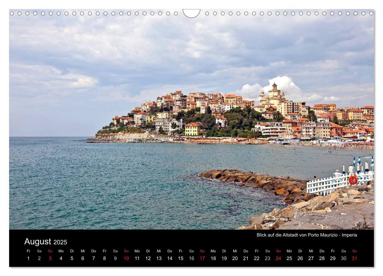 Bild: 9783435826698 | Ligurien - die italienische Riviera (Wandkalender 2025 DIN A3...