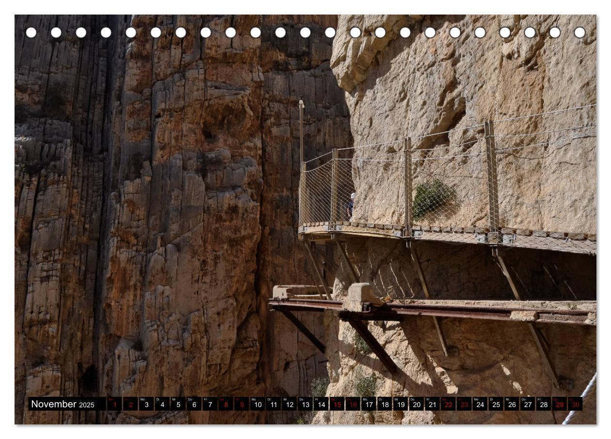 Bild: 9783435404520 | El Caminito del Rey (Tischkalender 2025 DIN A5 quer), CALVENDO...