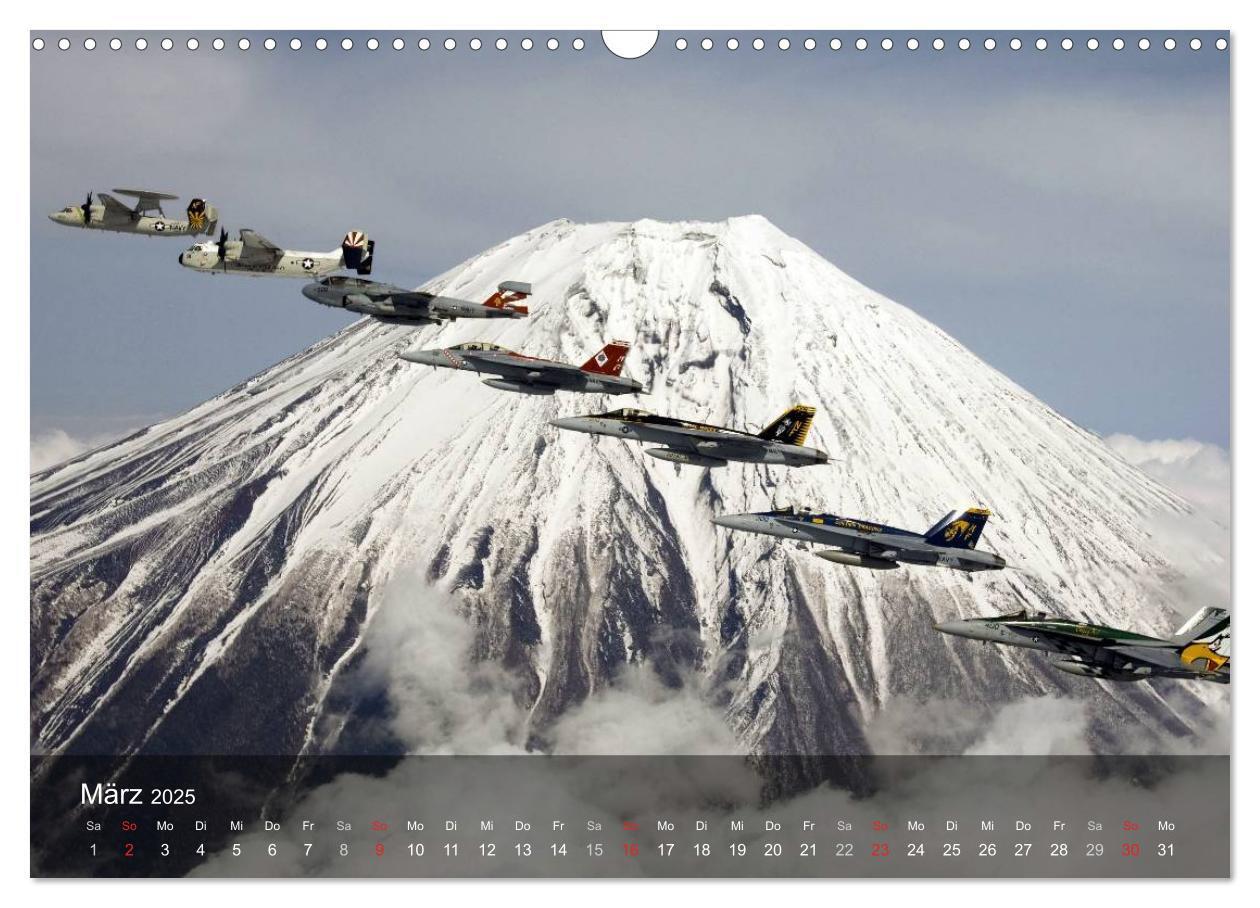 Bild: 9783435618712 | Luftwaffe. Kampfflugzeuge der USA (Wandkalender 2025 DIN A3 quer),...