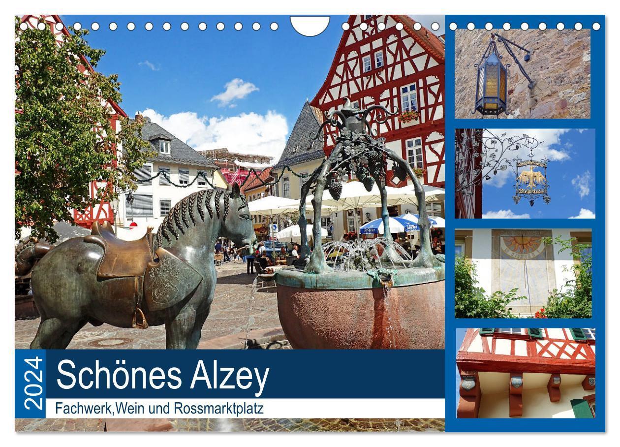Cover: 9783675530898 | Schönes Alzey - Fachwerk, Wein und Rossmarktplatz (Wandkalender...