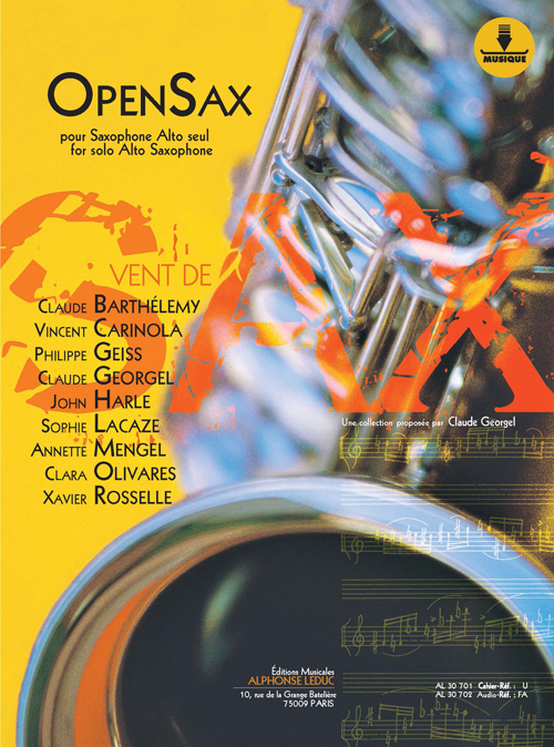 Cover: 9790046307010 | OpenSax Vol. 1 | Collection Vent De Sax | Buch + Online-Audio