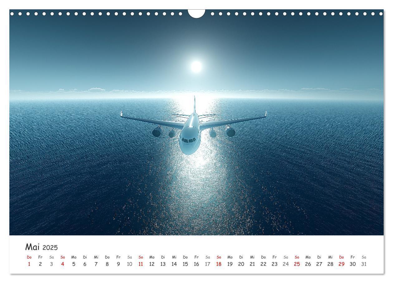 Bild: 9783457214053 | Flugzeugkalender - Die schönsten Passagiermaschinen (Wandkalender...