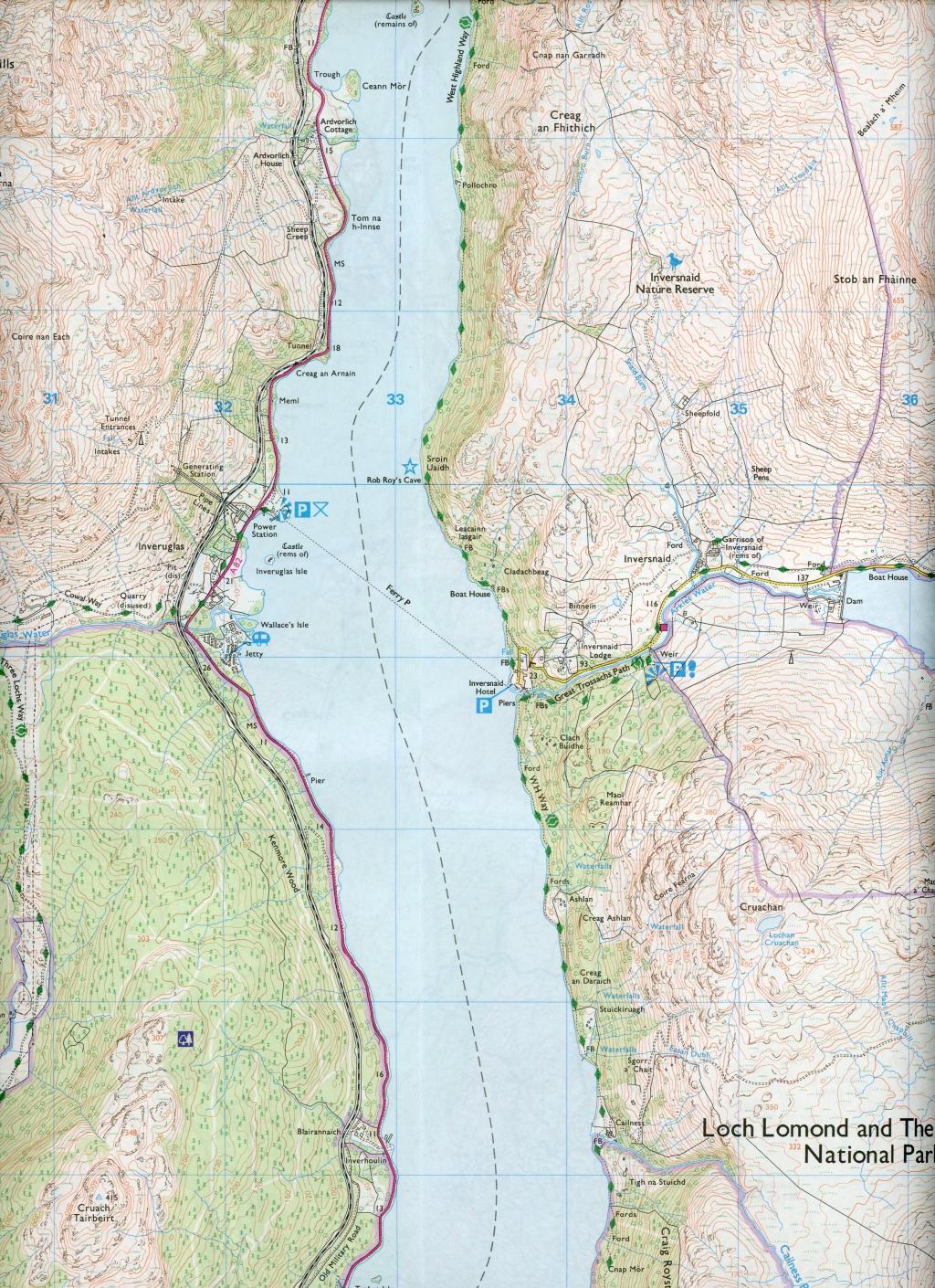 Bild: 9780319242780 | Loch Lomond North, Tyndrum, Crianlarich &amp; Arrochar | Ordnance Survey