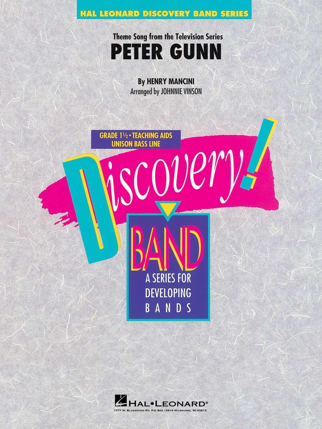 Cover: 888680903817 | Peter Gunn | Henry Mancini | Discovery Concert Band | Hal Leonard