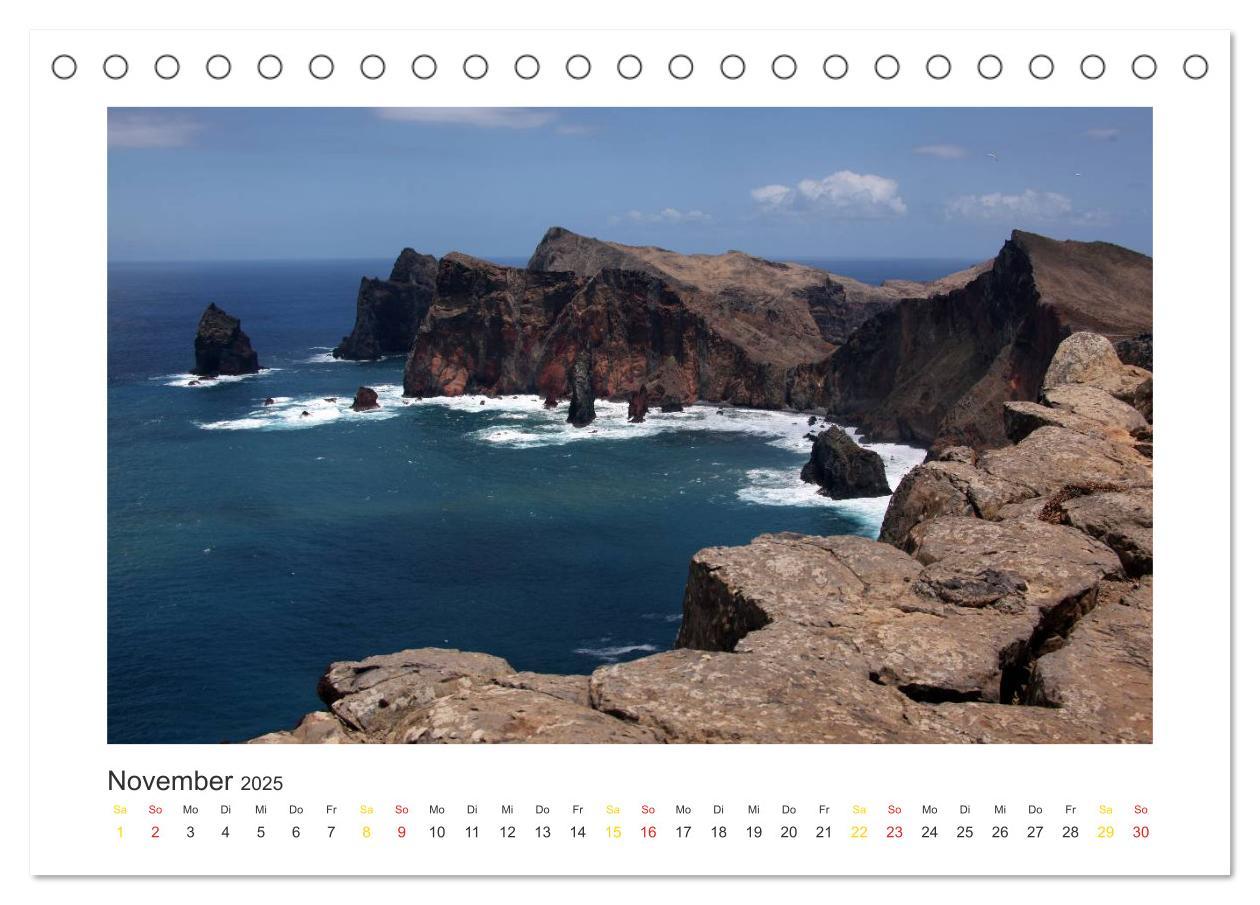 Bild: 9783435703913 | Madeira (Tischkalender 2025 DIN A5 quer), CALVENDO Monatskalender