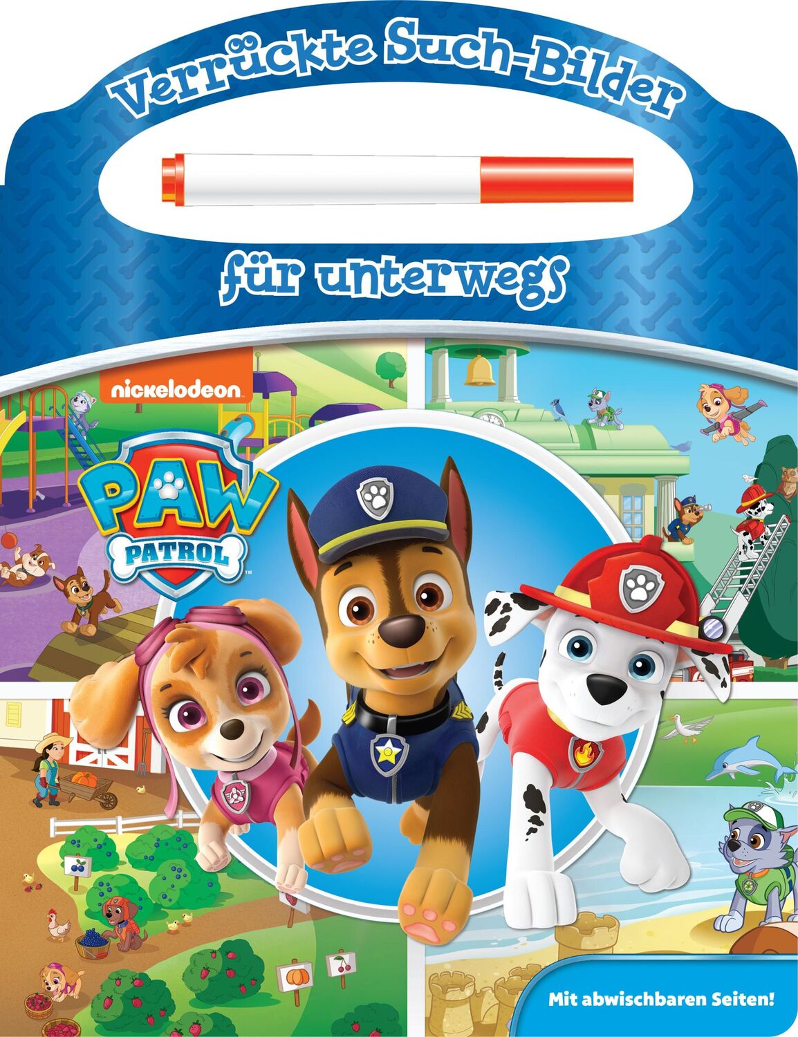 Cover: 9781503765375 | PAW Patrol - Verrückte Such-Bilder für unterwegs - Wimmelbuch -...