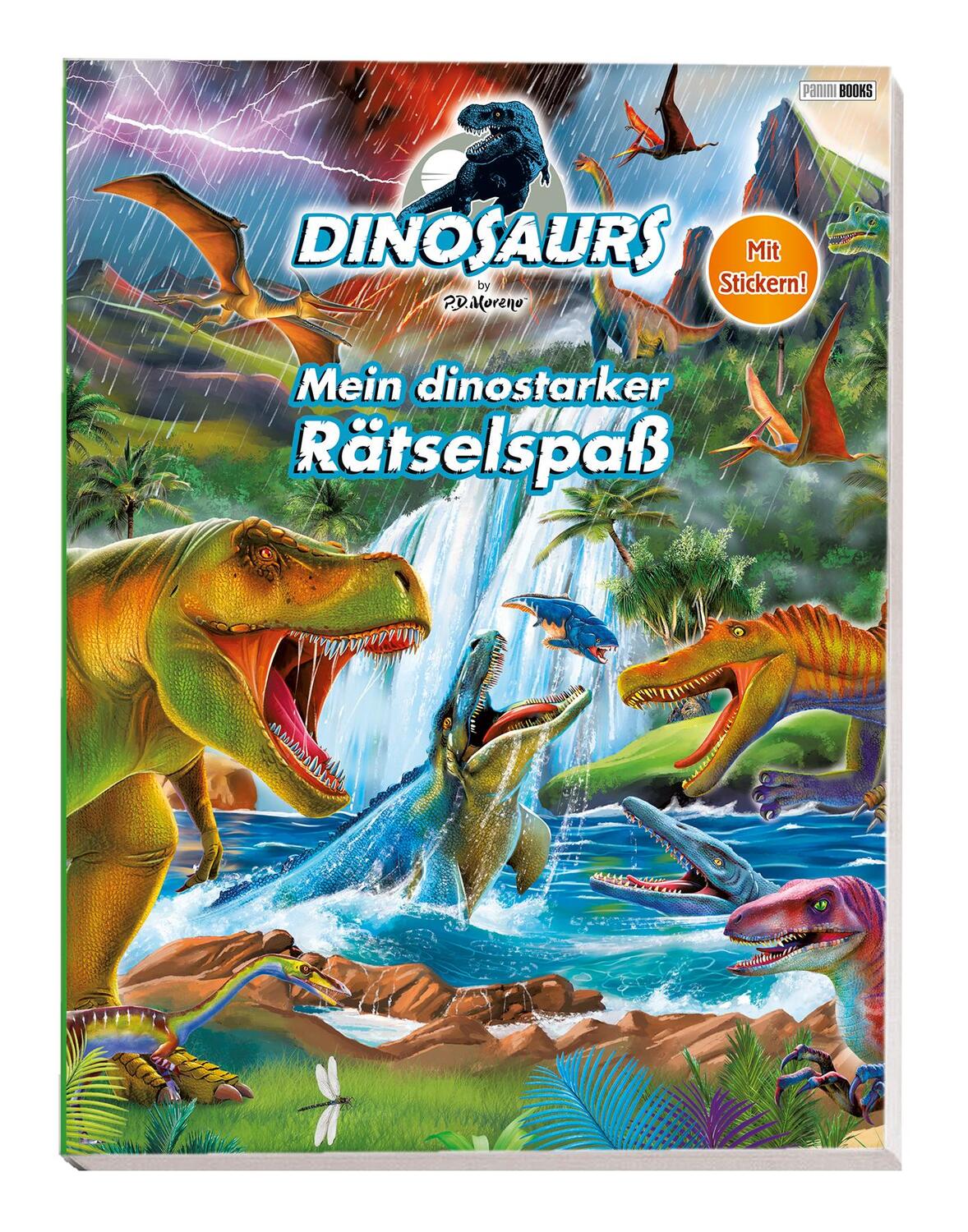 Cover: 9783833242472 | Dinosaurs by P.D. Moreno: Mein dinostarker Rätselspaß | Taschenbuch