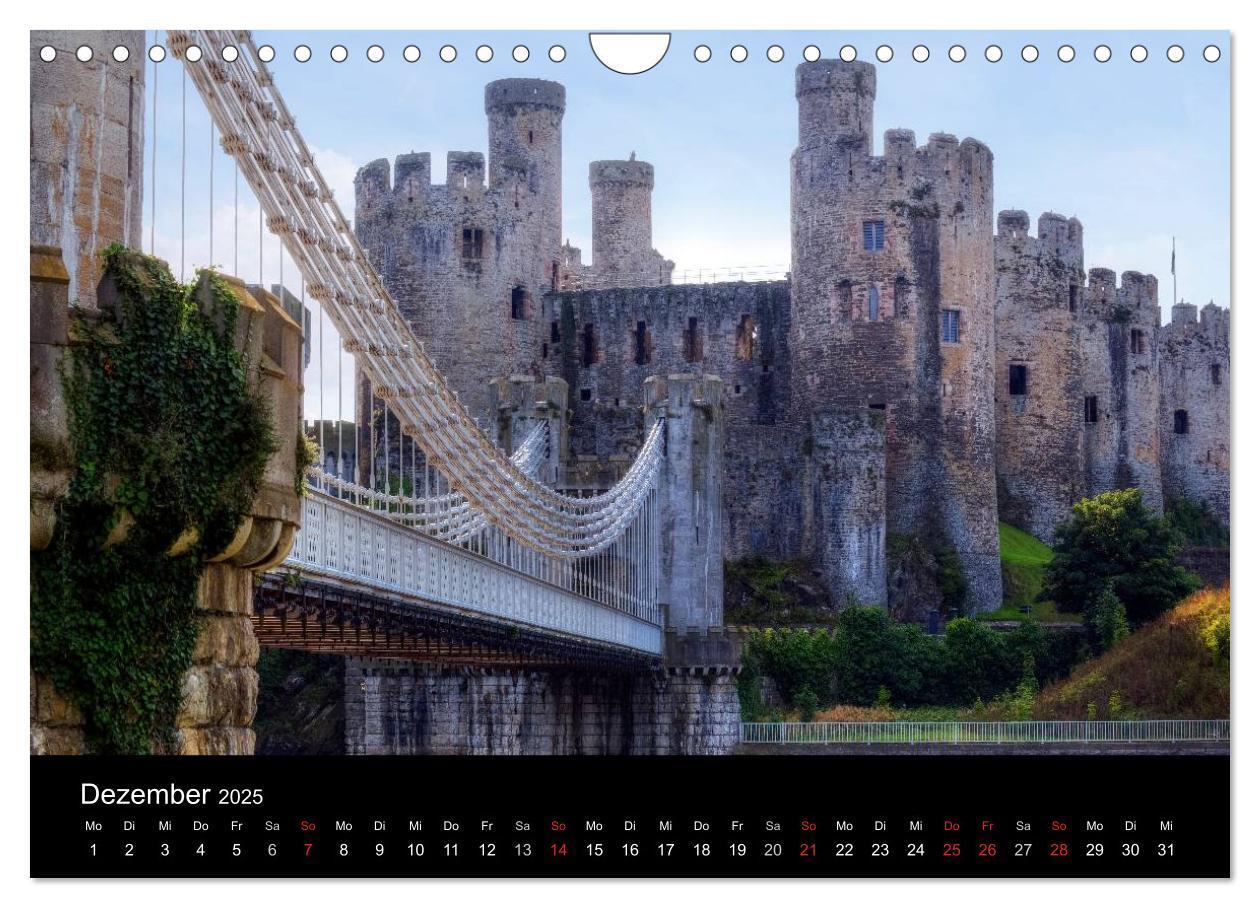 Bild: 9783435545094 | Wales (Wandkalender 2025 DIN A4 quer), CALVENDO Monatskalender | Kruse