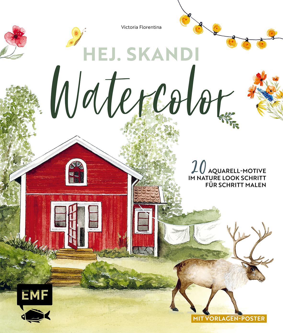 Cover: 9783745915488 | Hej. Skandi Watercolor | Victoria Florentina Wißmann | Buch | 128 S.