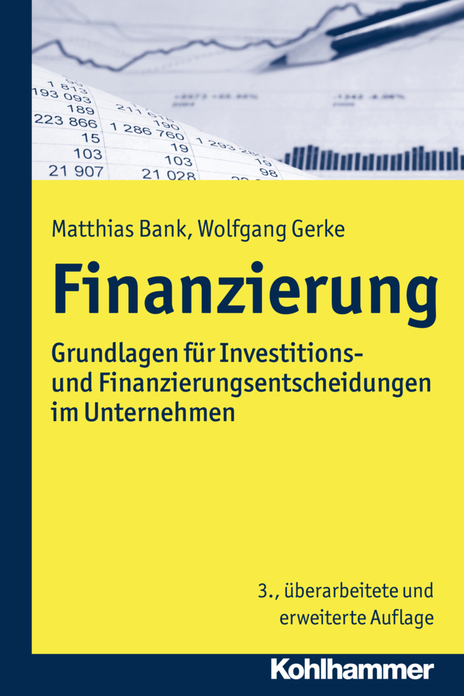 Cover: 9783170309616 | Finanzierung | Matthias Bank (u. a.) | Taschenbuch | XV | Deutsch