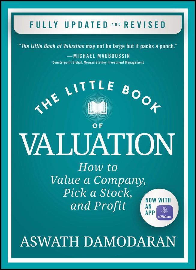 Cover: 9781394244409 | The Little Book of Valuation | Aswath Damodaran | Buch | 304 S. | 2024