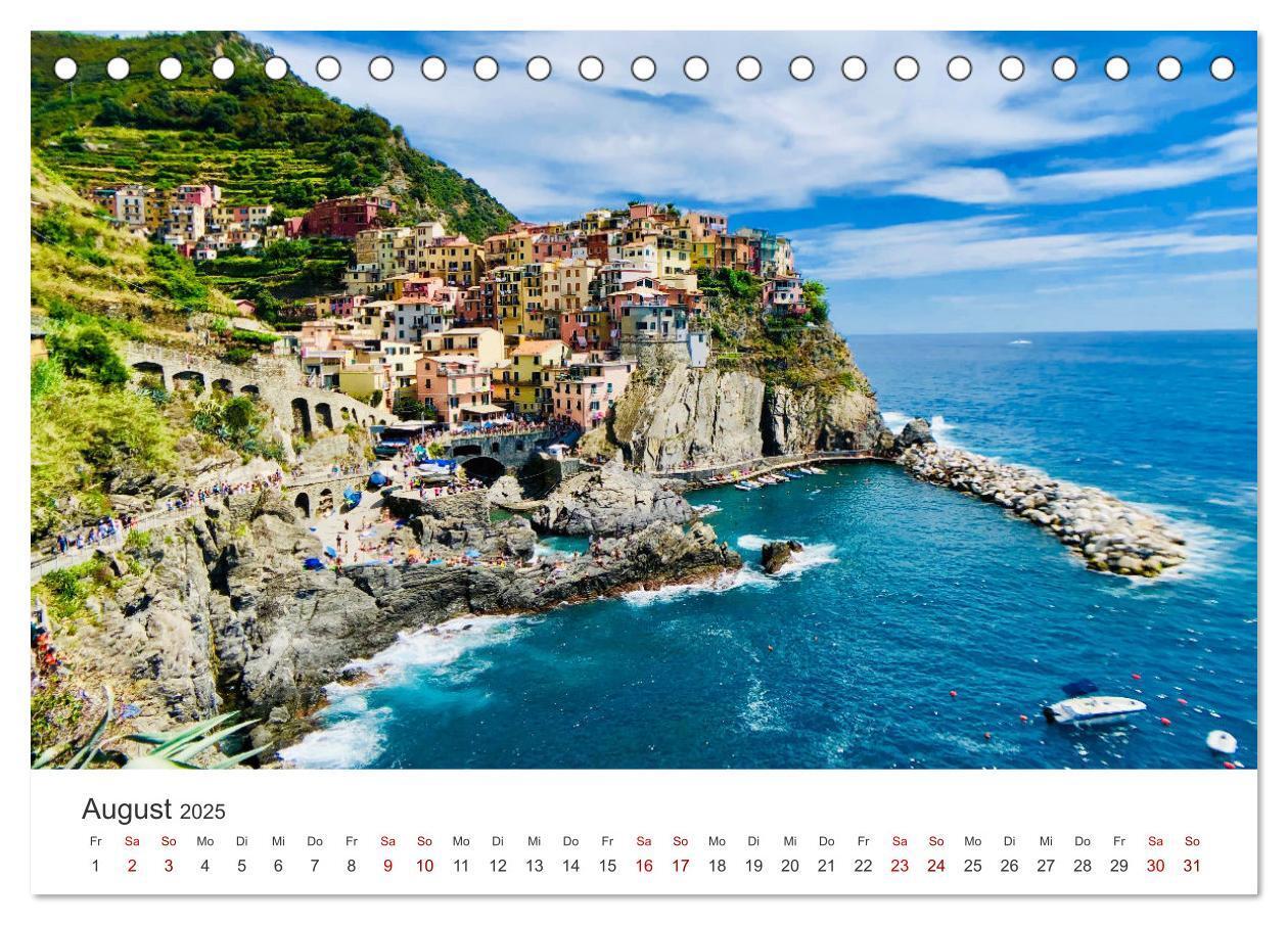 Bild: 9783435005260 | Italien - Romantische Städte und endlose Küsten. (Tischkalender...