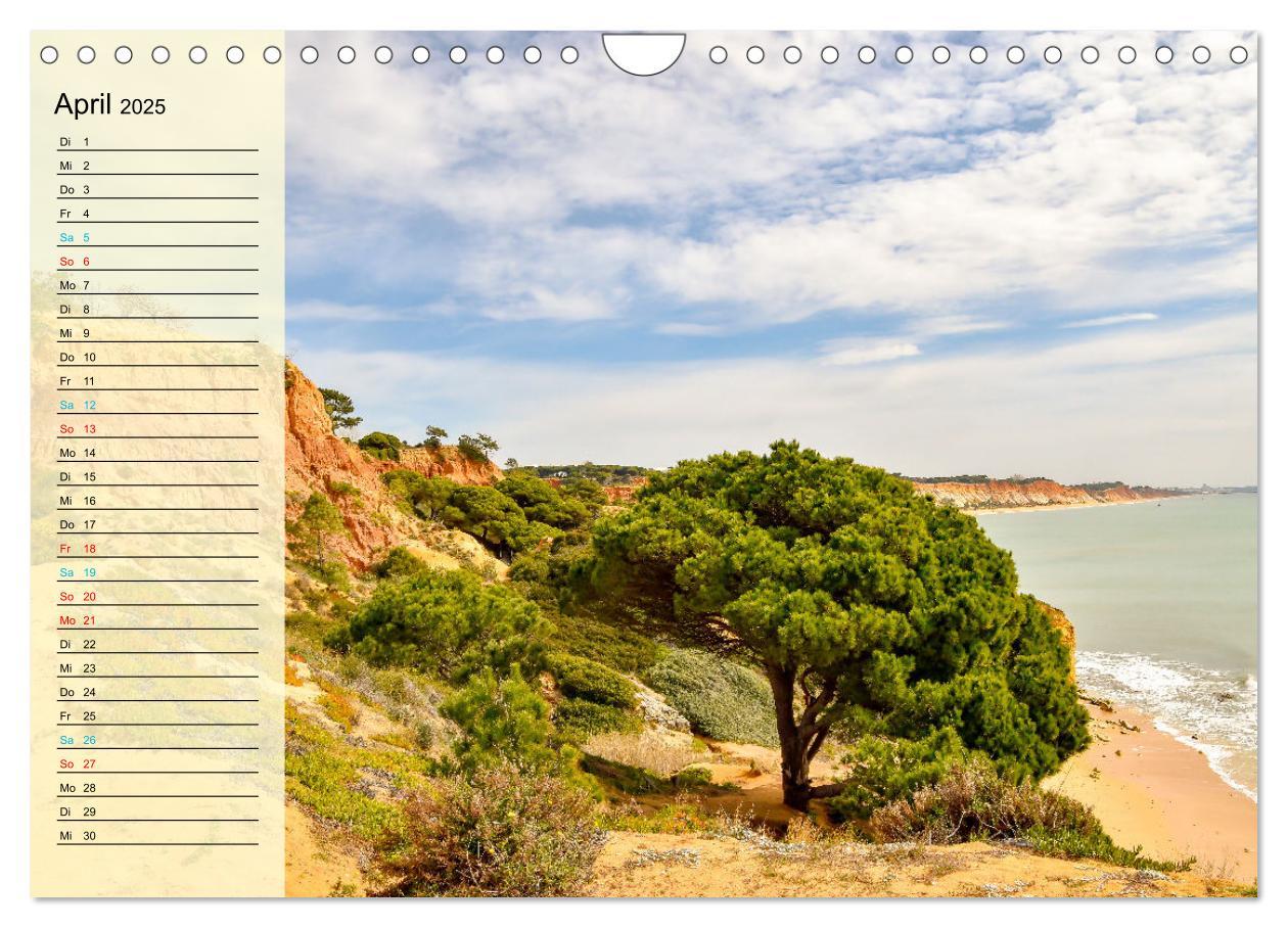 Bild: 9783435092338 | Die Küste der Algarve (Wandkalender 2025 DIN A4 quer), CALVENDO...