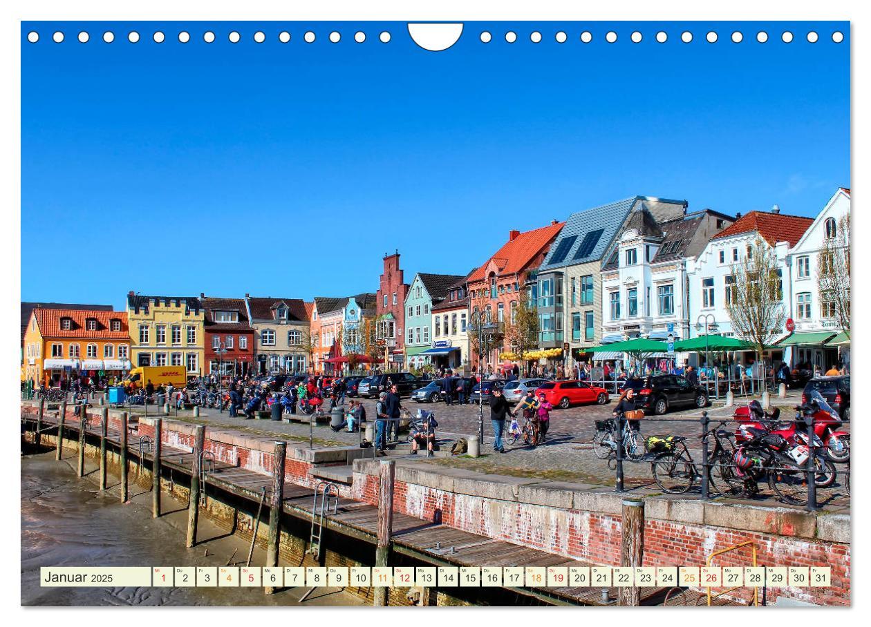 Bild: 9783435448708 | Reise an die Nordsee - Husum (Wandkalender 2025 DIN A4 quer),...