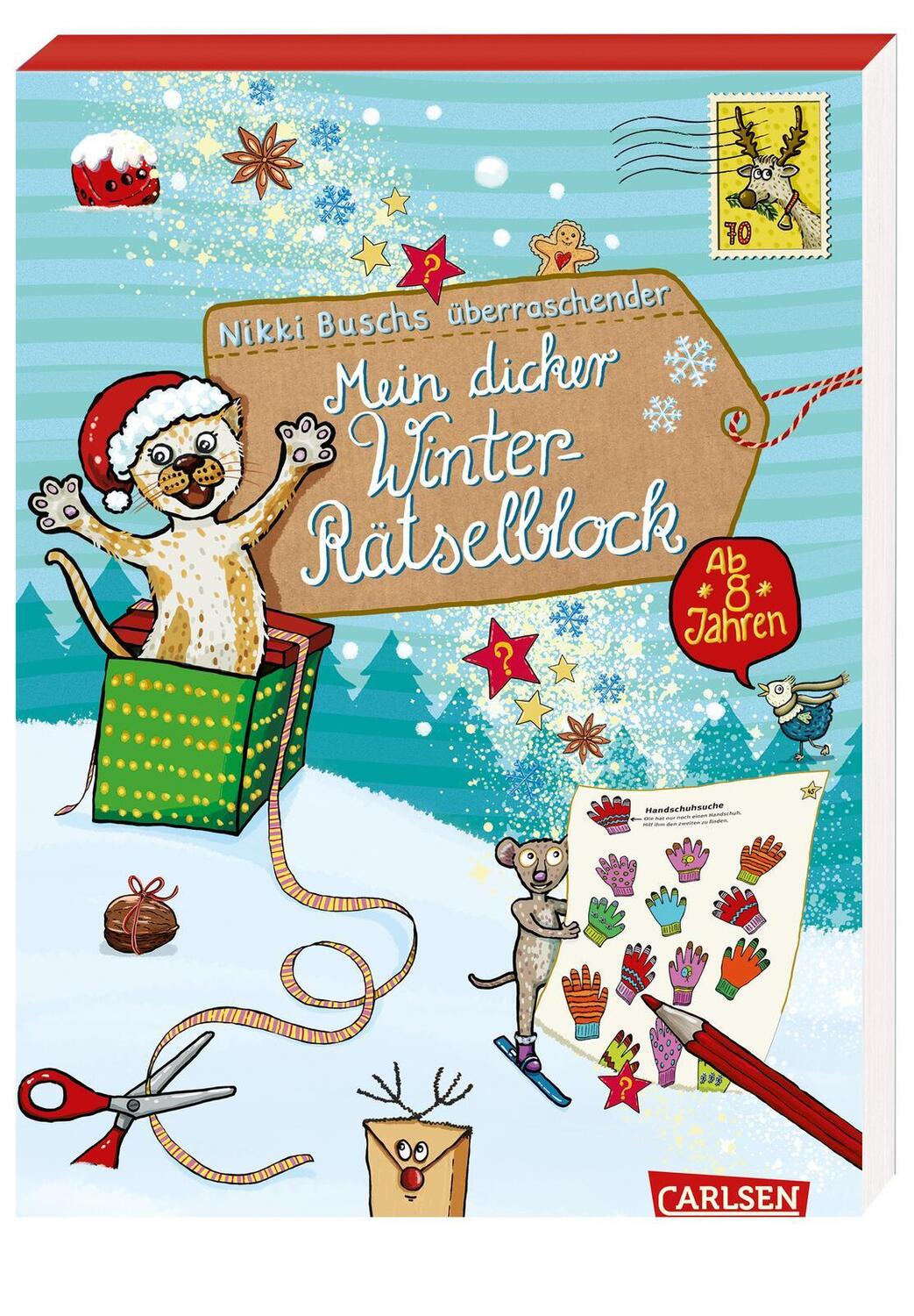 Cover: 9783551191526 | Mein dicker Winter-Rätselblock | Nikki Busch | Taschenbuch | Block