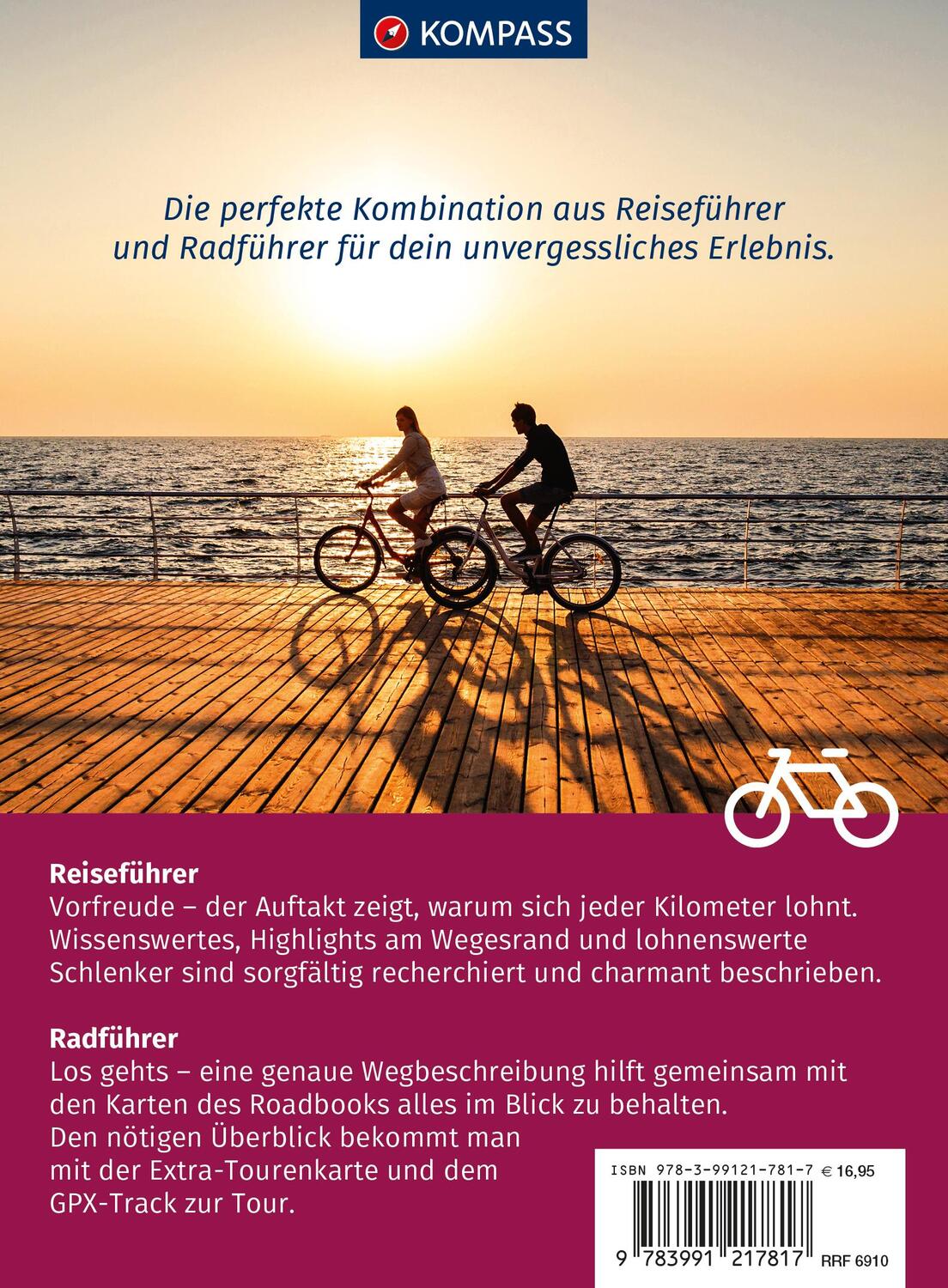Rückseite: 9783991217817 | KOMPASS Radreiseführer Weser-Radweg | Taschenbuch | Spiralbindung