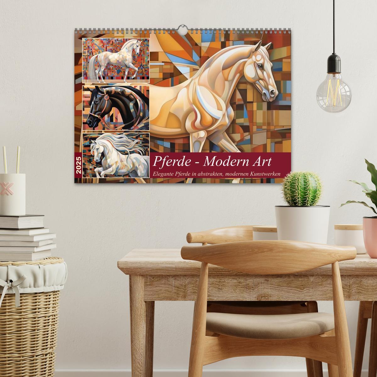 Bild: 9783383899898 | Pferde - Modern Art (Wandkalender 2025 DIN A3 quer), CALVENDO...