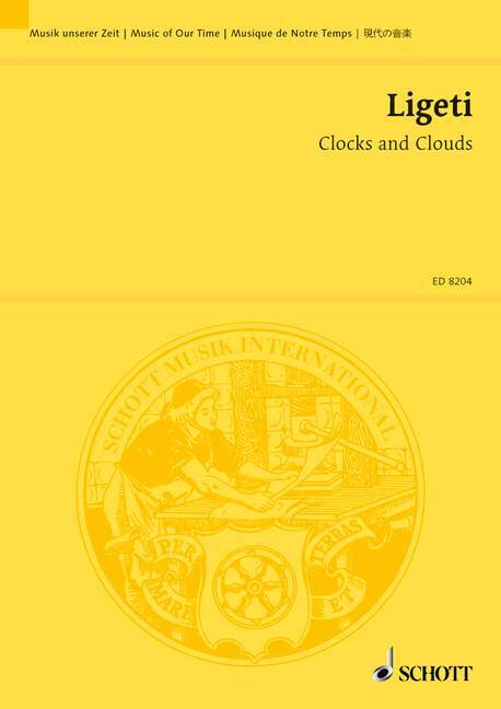 Cover: 9790001083966 | Clocks and Clouds | György Ligeti | Buch | 52 S. | Deutsch | 2015