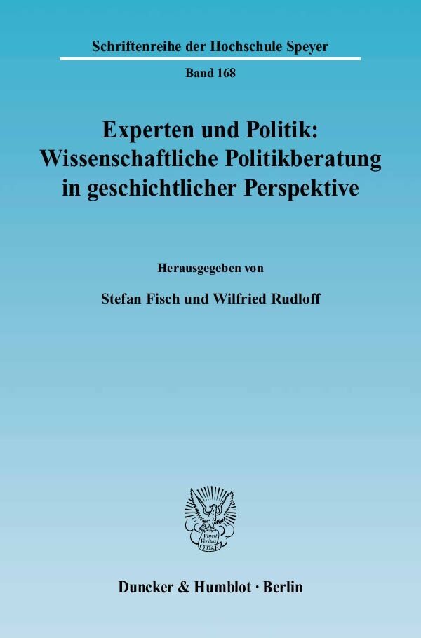 Cover: 9783428115655 | Experten und Politik: Wissenschaftliche Politikberatung in...