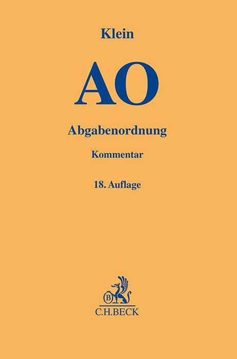 Cover: 9783406818745 | Abgabenordnung | einschließlich Steuerstrafrecht | Buch | XXXIX | 2024