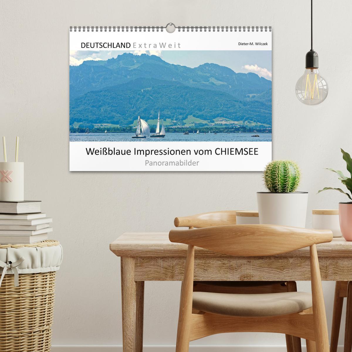 Bild: 9783383796982 | Weißblaue Impressionen vom Chiemsee (Wandkalender 2025 DIN A3...