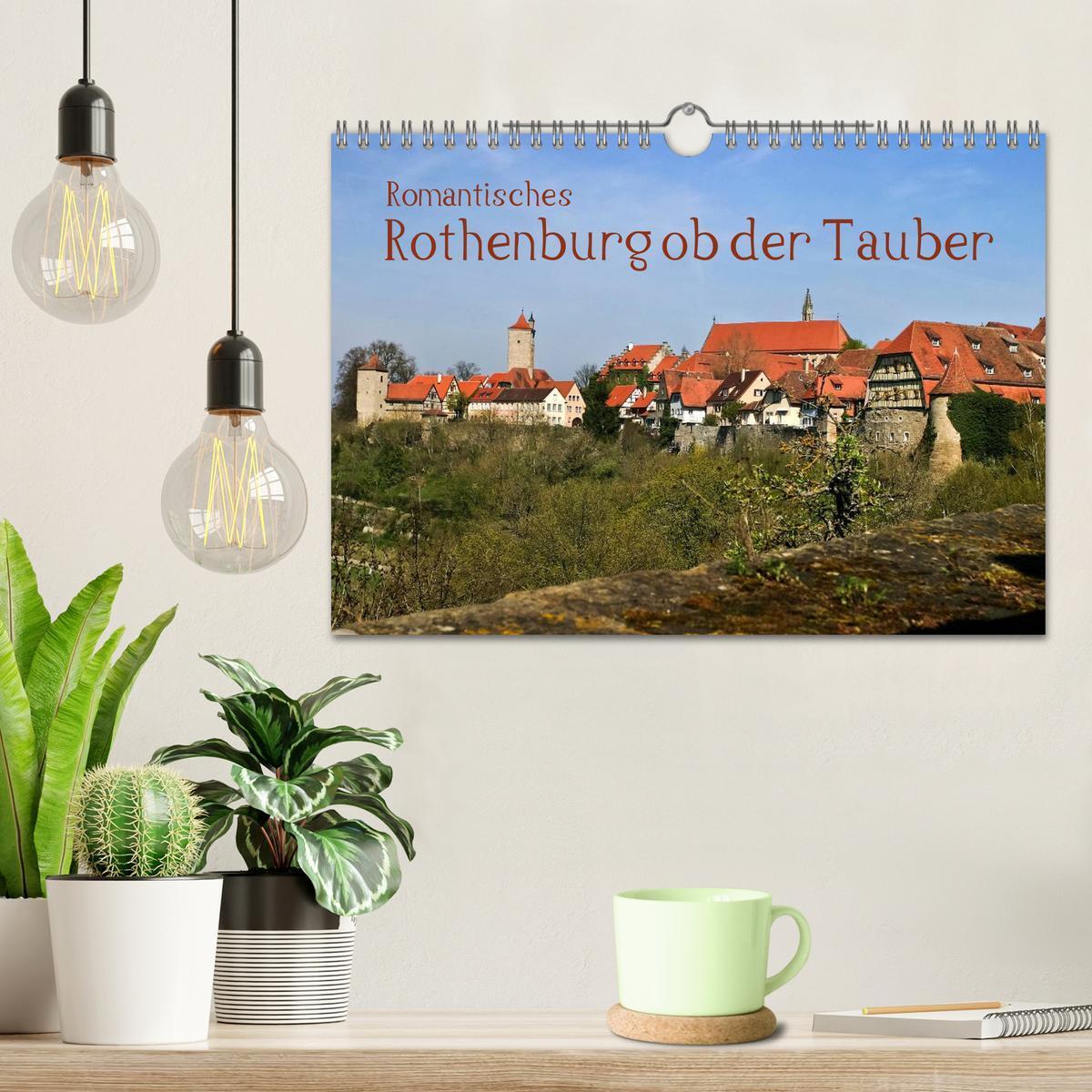 Bild: 9783435610778 | Romantisches Rothenburg ob der Tauber (Wandkalender 2025 DIN A4...