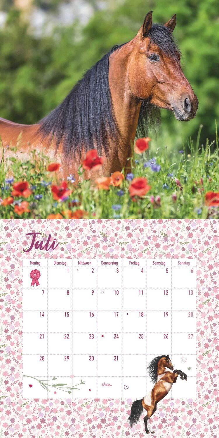 Bild: 4250809652801 | Pferdefreunde 2025 - Broschürenkalender - Kinder-Kalender - Format...