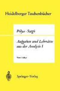 Cover: 9783540048749 | Aufgaben und Lehrsätze aus der Analysis. Tl.1 | Georg Polya (u. a.)