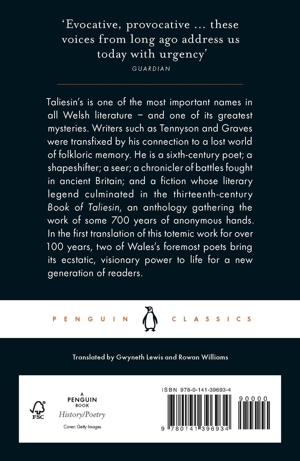 Rückseite: 9780141396934 | The Book of Taliesin | Rowan Williams (u. a.) | Taschenbuch | Englisch